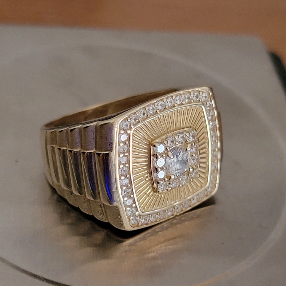 PRECIOUS RING - SOLID 14K GOLD - Picture 6 of 8